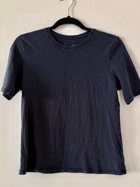 Joie Women's Short Sleeve Charcoal Crewneck Tee SZ.M